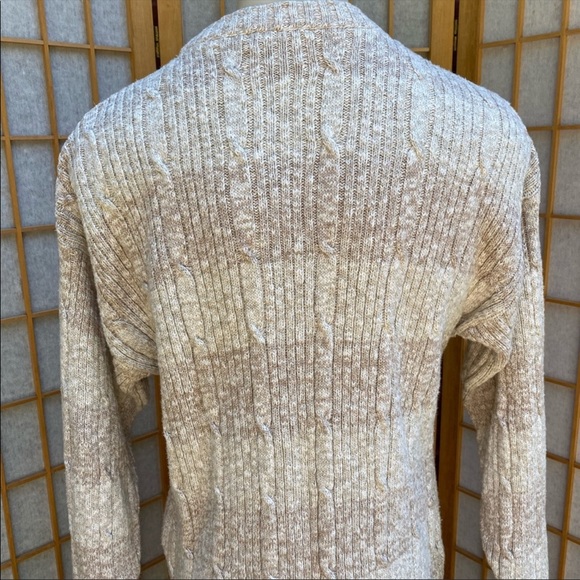 Lord Jeff Cable Knit Striped Sweater SZ XL - Picture 9 of 16